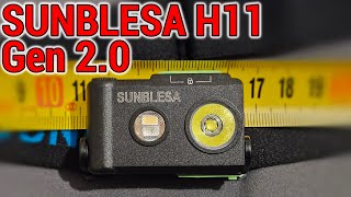 Sunblesa H11 Gen 2 review   Ultra light headlamp high CRI AUX
