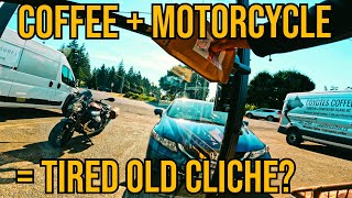 Motorcycles & Coffee: A Metaphor For Life Or A Tired Old Trope? | A Cinematic Philosophical Motovlog