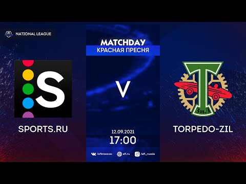 AFL21. Russia. National League. Day 10. Sports.ru - Torpedo-ZIL