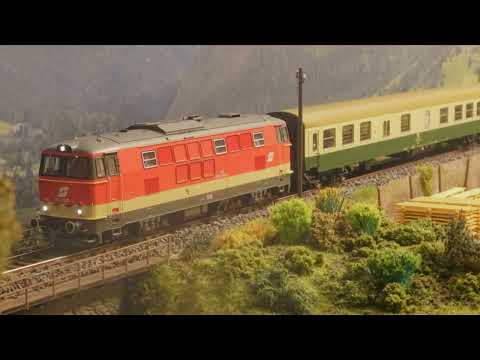 Modelleisenbahn H0: Fahrvideo Frühling 2023