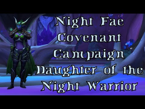 Night Fae Covenant Campaign - Daughter of the Night Warrior | Fire Mage | WoW Shadowlands