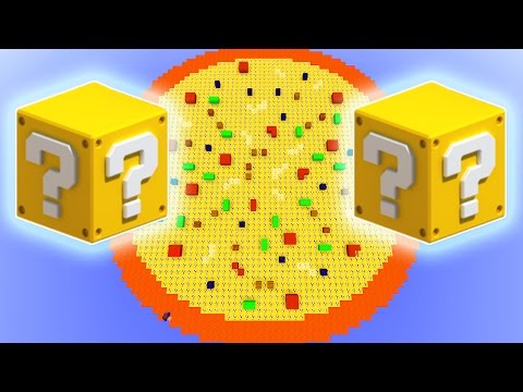 Minecraft Lucky Block Pizza Spleef Mod