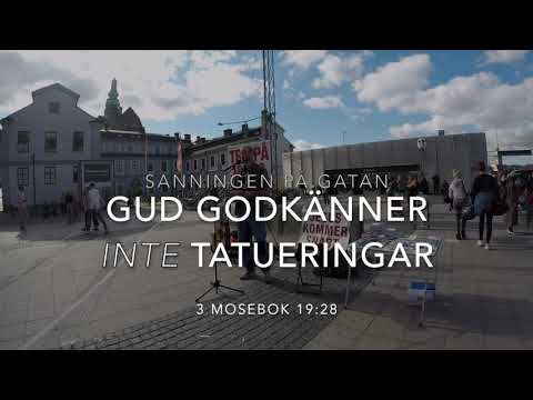 Gud godkänner INTE tatueringar - hedendomen breder ut sig i Sverige !