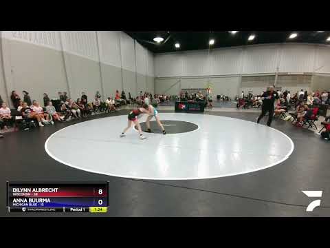 101 Lbs Round 5 (6 Team) - Dilynn Albrecht, Wisconsin Vs Anna Buurma, Michigan Blue 347c