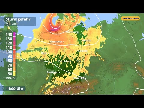Sturmtief POLY: Orkan- und Tornadogefahr! Hier wird es am gefährlichsten