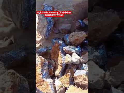 one week production of my Balochistan antimony mine.