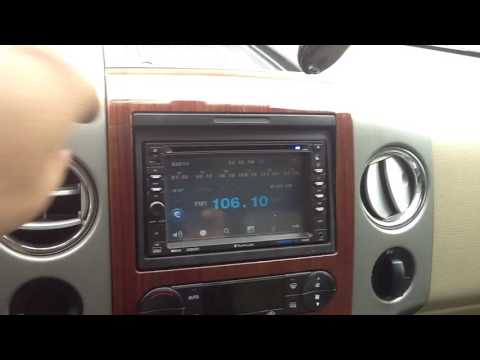 2004-2008 Ford F-150. Planet audio Bluetooth touchscreen.  P9630b
