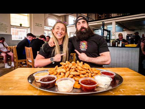 Pumphouse Cafe's Undefeated 150 Chicken Nuggets Challenge ft. BeardMeatsFood!!