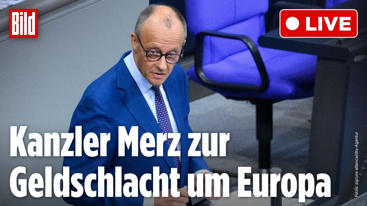 🔴 Kanzler Friedrich Merz gibt nach Schweitzer-Amtseid Regierungserklärung ab | BILD LIVE