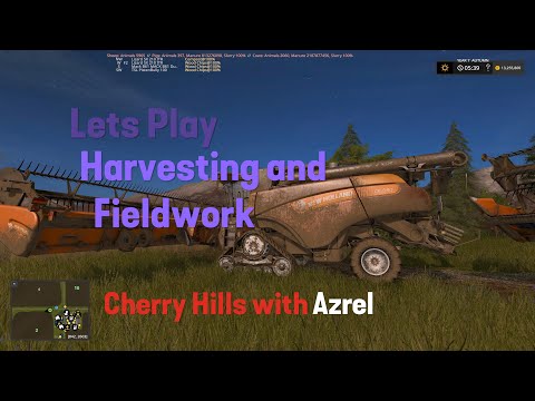 Farming Simulator 17 - Cherry Hills - Let's Play Episode #61 - Harvesting and Fieldwork