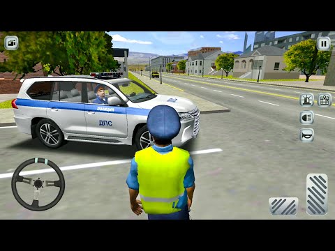 Road Traffic Cop Job Simulator 3D - Luxury Police Car In Pursuit - Android Gameplay