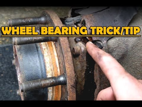 Wheelbearing trick 2011 f350 super duty