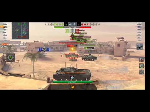 World of Tanks Blitz || Chieftain mk.6 - 5,6k Damage 4 Kills