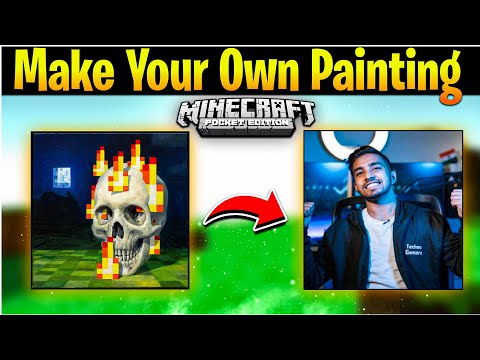 Introvert Gaming - How to make Custom Painting in Minecraft Pocket Edition