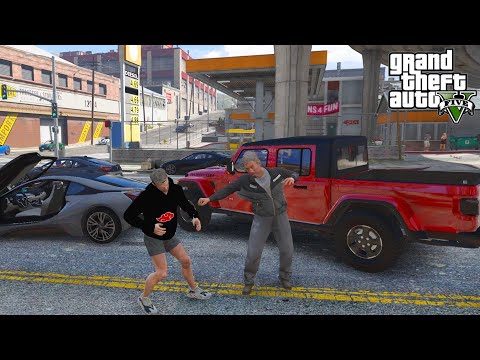 RUBICON GLADIATOR LAWAN BMW i8 BERANTEM DI JALAN - GTA V MOD INDONESIA EPISODE SPESIAL