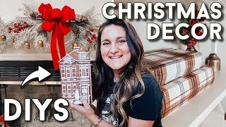CHRISTMAS DECOR DIYs | DUPING VIRAL CHRISTMAS DECOR | DIY GINGERBREAD HOUSE | POTTERY BARN | GARLAND