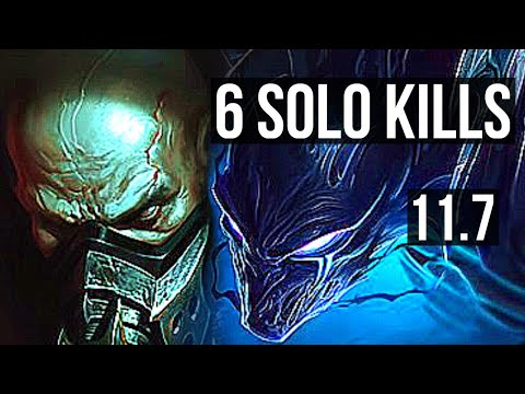 URGOT vs NOCTURNE (TOP) | 5.4M mastery, 1700+ games, 6 solo kills, Godlike | BR Diamond | v11.7