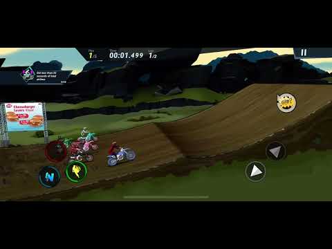 Mad Skills MX 3 - Danger Zone - Get less than 25 seconds of air