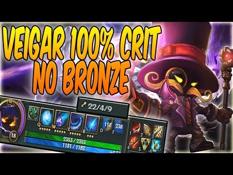 EU NUNCA VI UM JUNGLE TÃO DOIDO, TIVE QUE FAZER A DIFERENÇA DE VEIGAR 100% CRÍTICO NO BRONZE