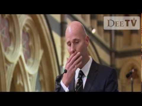 Brian Stynes tribute to Jim Stynes