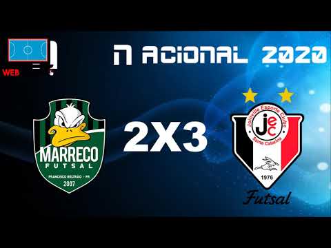 Gols Marreco Futsal 2 X 3 Jec/Krona (Joinville) - Liga Nacional 2020