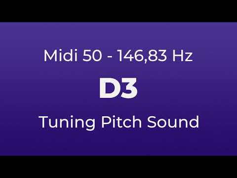 D3 Tuning Pitch | 146,83 Hz | Midi Key 50