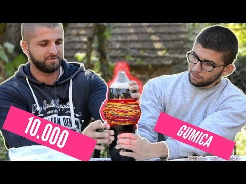 NEOCEKIVANA REAKCIJA 10.000 GUMICA vs COCA COLA
