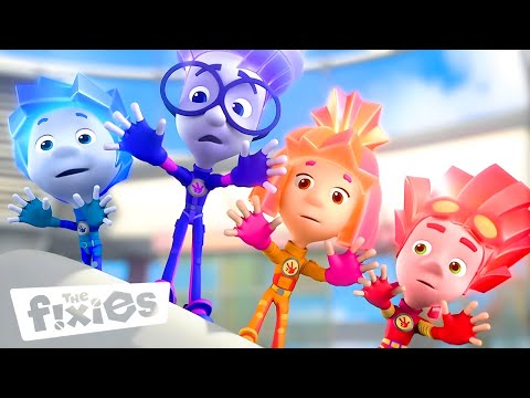 Accident in The Lab! | The Fixies | Mega Compilation | Cartoon for kids - Kingdom Kids Zone, Little Learners - The Fixies