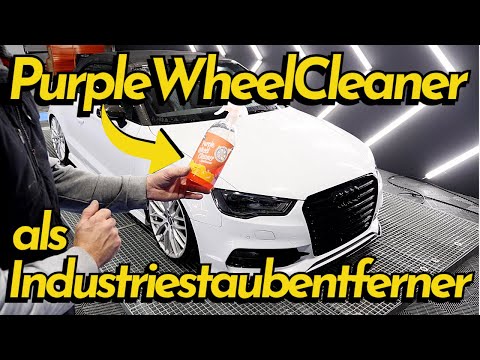 Remove rust and industrial dust in 10 minutes (quickly) - DopeFibers PurpleWheelCleaner