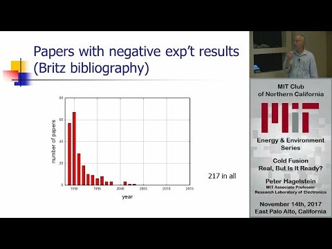 Cold Fusion - Real, But Is It Ready? - Prof. Peter Hagelstein