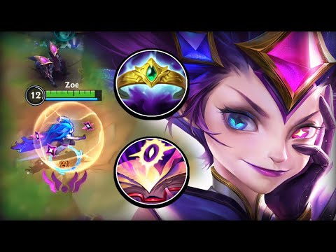 Zoe with New Items is Good? (100% Performance) - Build & Runes - Wild Rift Zoe Gameplay
