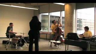 Jeri Brown and The Suits in Rehearsal