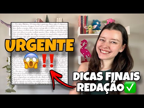 URGENT ‼️ FINAL TIPS FOR WRITING THE 2025 ENEM ESSAY!!!