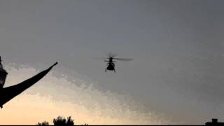 preview picture of video 'Helicopter Flyover at the Marietta Fire Prevention Parade'