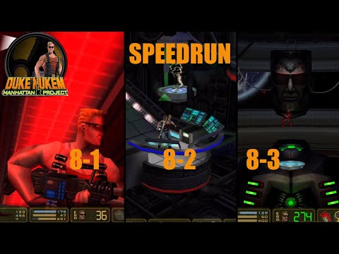 Duke Nukem: Manhattan Project speedruns - 3 ILs (Ch.8 - Orbital Oblivion) - any% Hard (2021)