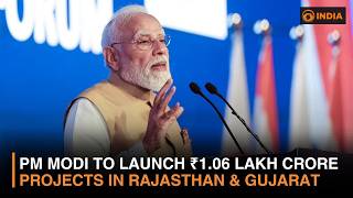 PM Modi to Launch ₹1.06 Lakh Crore Projects in Rajasthan & Gujarat