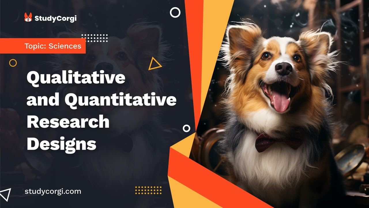 Qualitative and Quantitative Research Designs - Essay Example