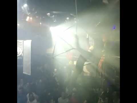 Aerial cube in Duplex club: Sakura party