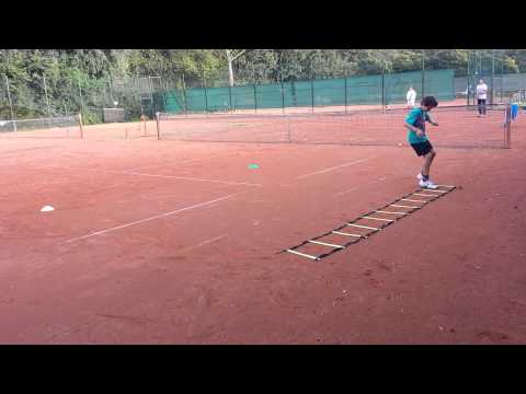 Trainingsübung: Beinarbeit TC Mörsch Jugend