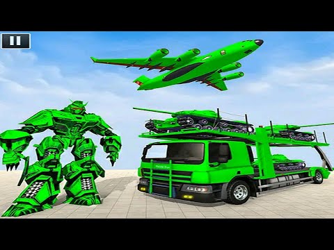 Tank Robot Plane Transport 3D Game #3 - Android iOS Gameplay