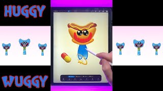 💙Huggy Wuggy Sprunki OC + #Emoji 😳