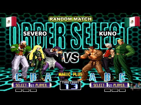 ¡Choque de Amigos! Severo desafía a KUNO en ruleta KOF 2002 PLUS
