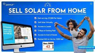 Sell Solar from Home with Powur