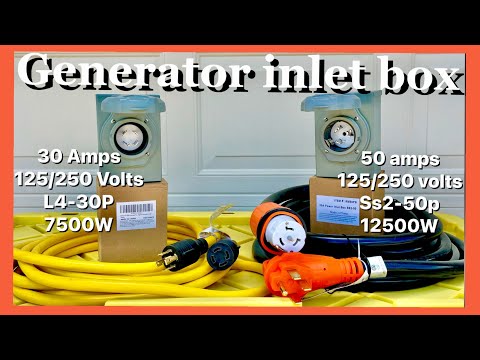 Generator-Einlasskasten 30 Ampere vs. 50 Ampere – welchen sollten Sie installieren?