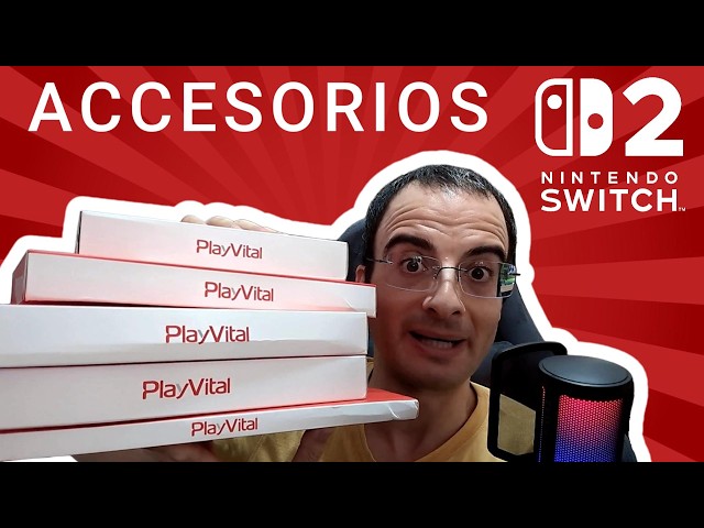 Vídeo relacionado con PlayVital Funda Protectora para Nintendo Switch 2 (2025) - Agarre de Silicona con Carcasa Trasera de PC, Protector con Soporte Plegable y Tapas para Joysticks, Diseño Gatito Lindo (Amarillo Antiguo)