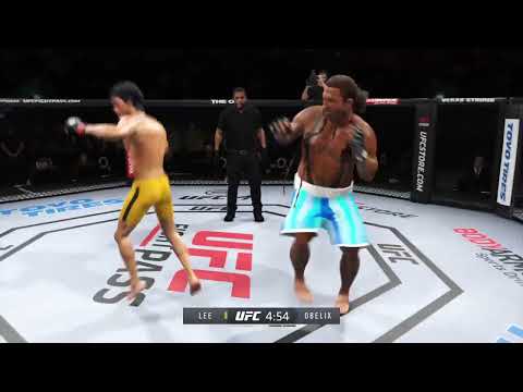 UFC4 Bruce Lee vs. Obelix EA Sports UFC 4