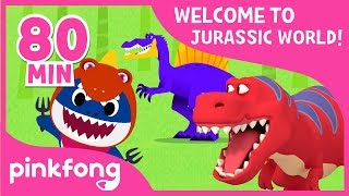Tyrannosaurus Rex and more! | Dinosaur Songs &amp; Stories | +Compilation | Pinkfong Songs for Children