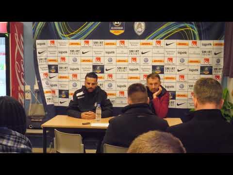 Presskonferensen efter AFC - IFK Göteborg