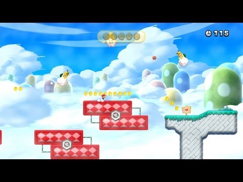 New Super Mario Bros. U - Challenges: Don't. Touch. Anything. (Wii U)