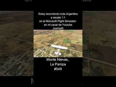 Comenten por donde quieren que pase 🇦🇷 #montenievas #lapampa #argentina #microsoftflightsimulator